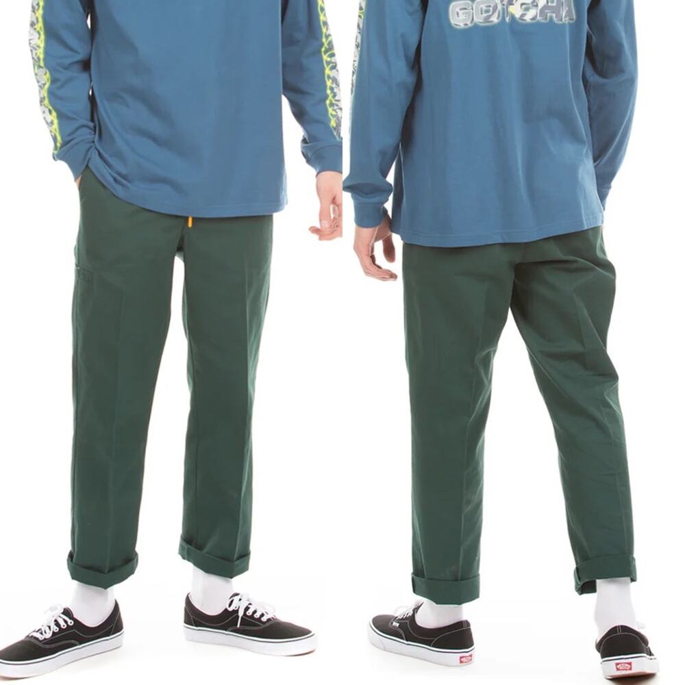 Gotcha James Pants S Storm Teal Drawstring Men’s Casual Lightweight NWT